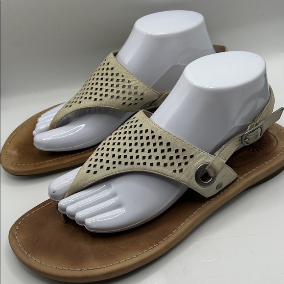 UGG Australia Womens Vivyan Laser Cut Slingback Sandal size 10 - Picture 6 of 11